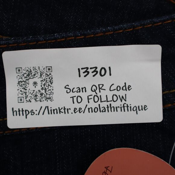 SO Jeans Girls 9 Dark Blue Deep Value Denim Flared Leg Fitted Hip Casual Pants - Picture 14 of 14